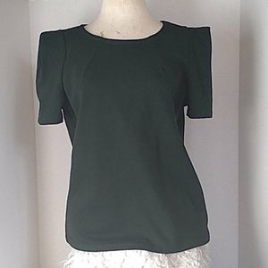 Zara Pointed Short Sleeve Top